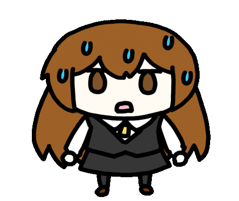 Scared Sticker by circlecan