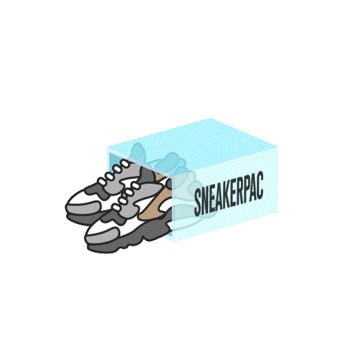 sneakerpac giphyupload shoes sneakers shoes box Sticker