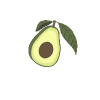 Avocado Sticker by Kyte Baby