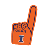 Game Day Illini Sticker by University of Illinois @ Urbana-Champaign