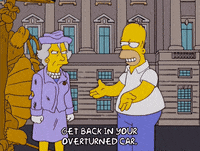 frustrated homer simpson GIF