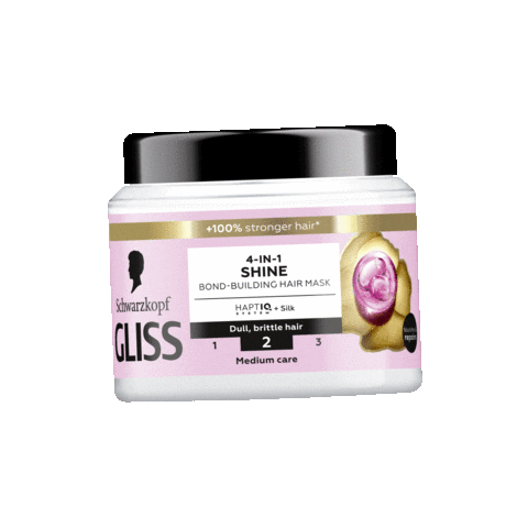 SchwarzkopfOfficial giphyupload schwarzkopf hairmask gliss Sticker