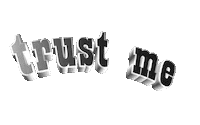 trust me text Sticker