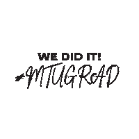 Mtugrad Sticker by Michigan Tech