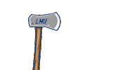 Axe Lincoln Sticker by LMU