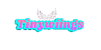 tinywiings wings tiny femalerapper wiings Sticker