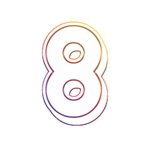 Number Sticker by Sleeping Giant Media