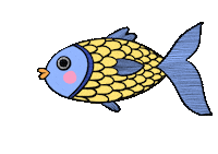 Fish Bubble Sticker by Ahoi