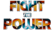 Fight The Power Sticker by OpticalArtInc.