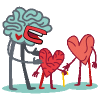 lasnaves corazon brain hurt valencia Sticker