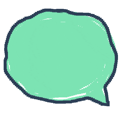 Pixel Bubble Sticker by Smol Bucket