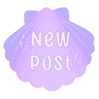 Post ムラサキ Sticker