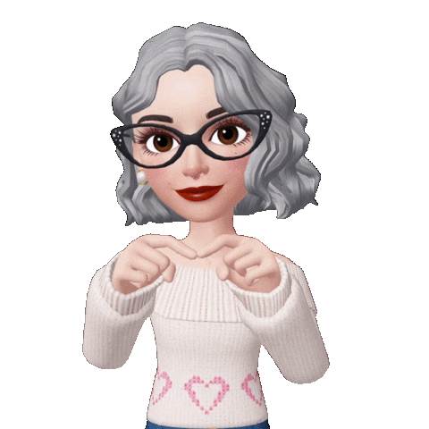 Heart Girl Sticker