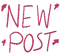 Samiam_doodles new pink post newpost Sticker