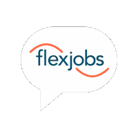 Chatting Work From Home Sticker by FlexJobs | Trusted, Vetted Remote Jobs