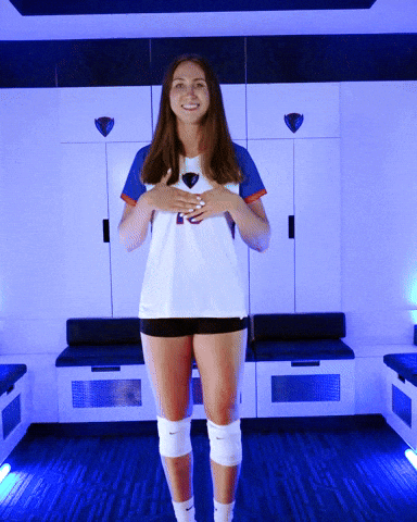 Depaul University Volleyball GIF by DePaul Athletics