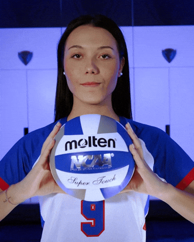 Depaul University Volleyball GIF by DePaul Athletics
