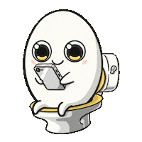 Phone Egg Sticker