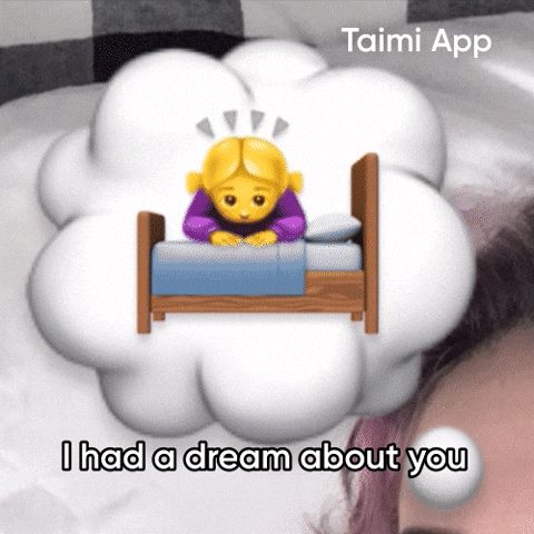 I Had A Dream Dreaming GIF by Taimi