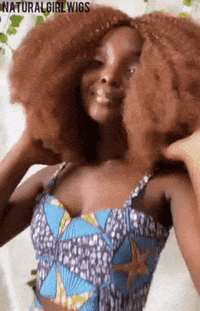 Black Girl Hair Flip GIF by Natural Girl Wigs