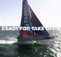 OptimistDigital sailing take off voile transat jacques vabre GIF