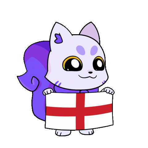 London Flag Sticker by Lucky Kat Studios