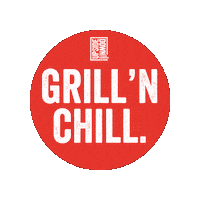 Grill Chill Sticker by Stefan Marquard