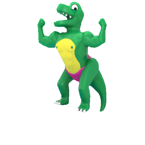 T Rex Flex Sticker
