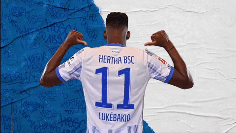 Bundesliga Lukebakio GIF by Hertha BSC