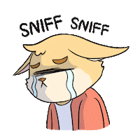 Sad Cry Sticker by XP-PEN USA