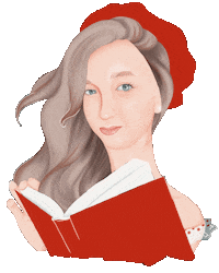 InessaSreda красный розовый книга литература Sticker