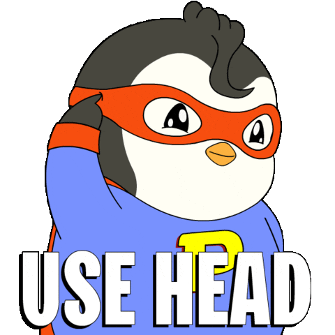 Think About It Sticker by Pudgy Penguins
