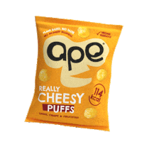 Puffs Snackhappy Sticker by Ape