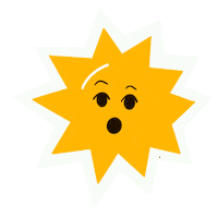 Happy Sun Sticker