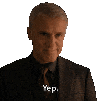 Christoph Waltz Sticker by The Roku Channel