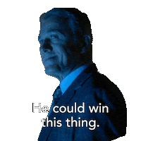 Christoph Waltz Sticker by The Roku Channel