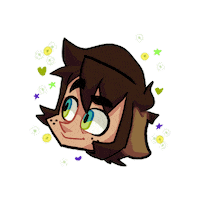 Happy Cartoon Sticker