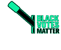 Voting Black Lives Matter Sticker by INTO ACTION