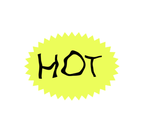 Hot Sticker by Notable Studio