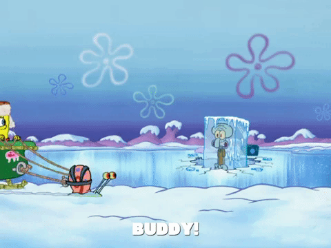 season 8 frozen face-off GIF by SpongeBob SquarePants
