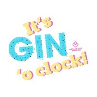 ManchesterDrinksCo party cocktails gin gin o clock Sticker