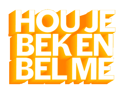 LebaraNL giphyupload lebara bel me hou je bek Sticker