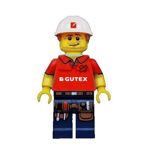 Gutex_de giphyattribution lego bau handwerker Sticker