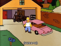 screaming homer simpson GIF