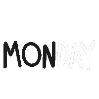 Monday Week Sticker