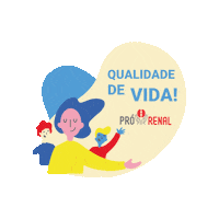 Kidney Qualidadedevida Sticker by Fundação Pró-Renal