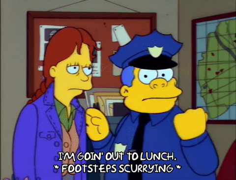 Scared Season 4 GIF by The Simpsons