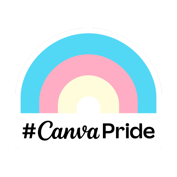 Rainbow Pride Sticker by Canva