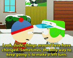 well this rather hurts south park GIF
