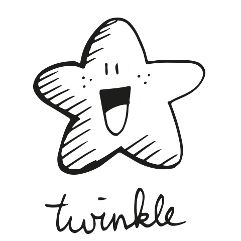 Star Twinkle Sticker by Paperfuel